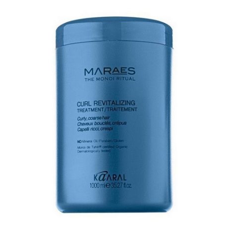 Kaaral Восстанавливающий кондиционер для вьющихся волос Curl Revitalizing Treatment, 1000 мл (Kaaral, Maraes)