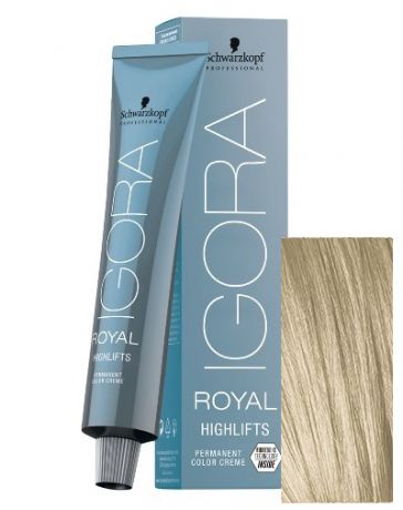 Schwarzkopf Professional Перманентный краситель Igora Royal 60 мл, оттенок 12-1, 12-1 Специальный блондин сандрэ (Schwarzkopf Professional, Окрашивание)