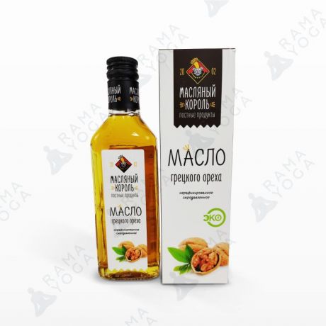 Масло Грецкого ореха нерафинированное сыродавленное Масляный король (250 мл)