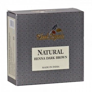 Хна натуральная темно коричневая Khadi Organic (150 г)