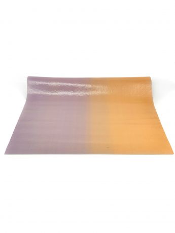 Коврик для йоги Puna Travel marbled (0,6 кг, 183 см, 1.5 мм, желто-фиолетовый, 60 см)