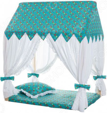 Домик текстильный с пуфиком PAREMO «Дворец Жасмин»