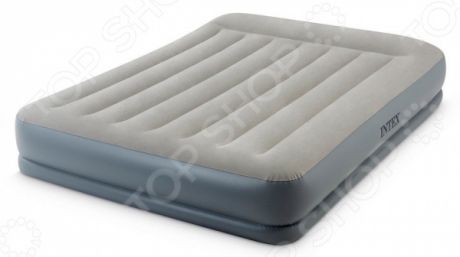 Кровать-матрас надувная Intex Queen Mid-Rise Airbed With Fiber-Tech Bip 64118
