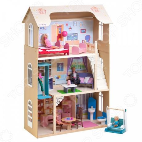 Кукольный дом с аксессуарами PAREMO «Грация»