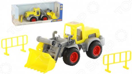 Машинка игрушечная Wader «КонсТрак. Трактор-погрузчик»
