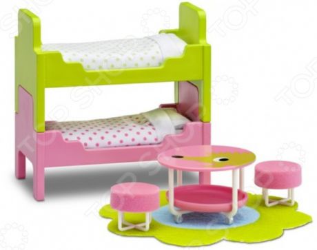 Мебель для куклы Lundby «Смоланд. Детская с 2 кроватями»