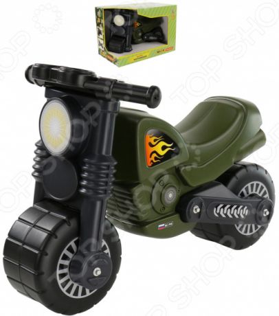 Мотоцикл игрушечный Wader «Моторбайк военный»