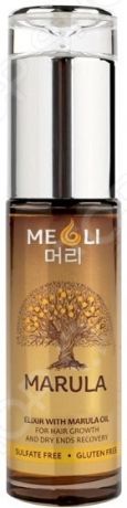 Эликсир для роста волос и восстановления сухих кончиков Meoli Hair Growth & Dry Ends Recovery with Marula Oil