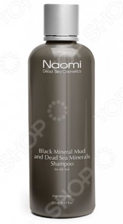 Шампунь для жирных волос Naomi Black Mineral Mud & Dead Sea Minerals