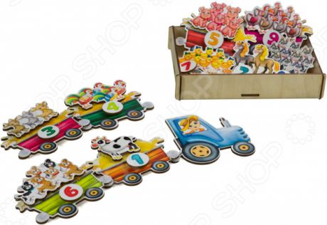 Игровой набор на липучках PAREMO «Трактор с животными»