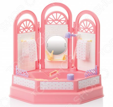 Ванная комната для куклы Огонек «Маленькая принцесса»