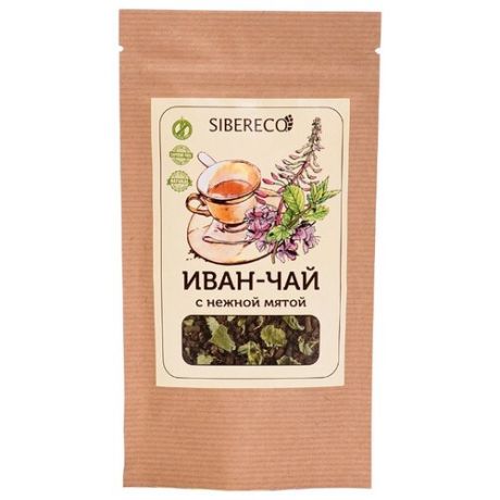 Чай травяной Sibereco Иван-чай c нежной мятой, 50 г