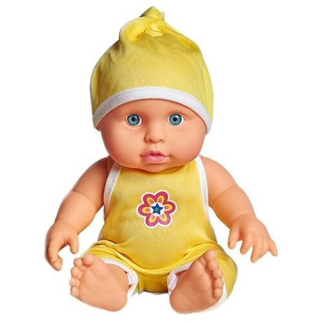 Пупс Cuddly baby в желтом комбинезоне, 23.5 см, XM634/4