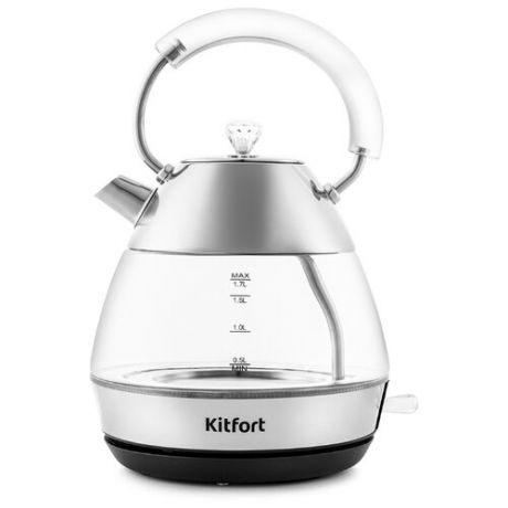 Чайник Kitfort КТ-678, серебристый