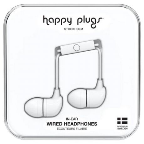 Наушники Happy Plugs In-Ear white