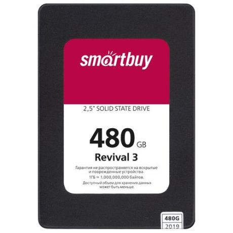Твердотельный накопитель SmartBuy Revival 3 480 GB (SB480GB-RVVL3-25SAT3)