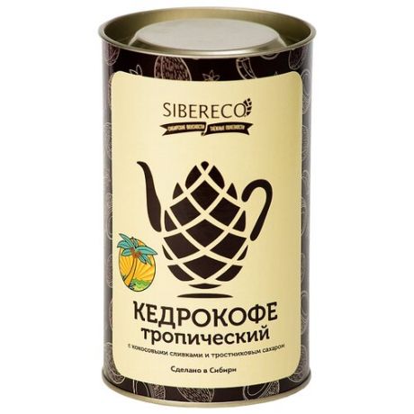 Цикорий SIBERECO Кедрокофе Тропический с кокосовыми сливками и тростниковым сахаром 500 г