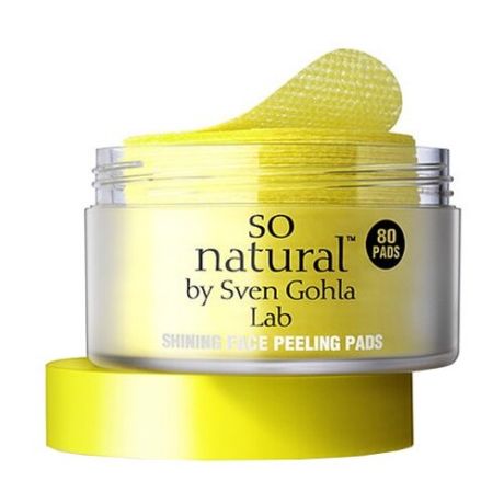 So Natural пилинг-диски для лица by Sven Gohla Lab Shining face peeling pads 80 шт.