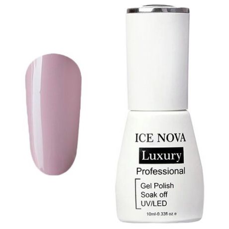 Гель-лак ICE NOVA Luxury Professional, 10 мл, оттенок 038 lavender blush