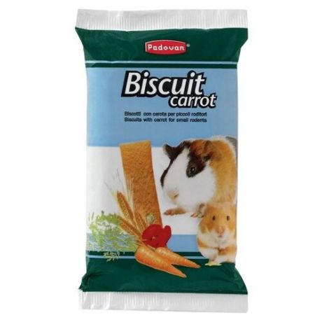 Лакомство для грызунов Padovan Biscuit carrot 30 г