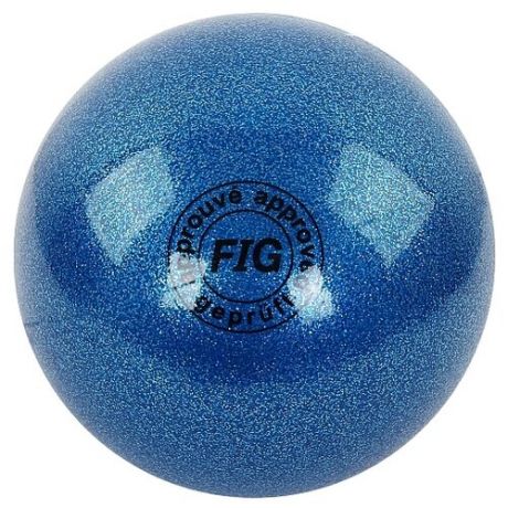 Мяч для художественной гимнастики Larsen GC 02 280 грамм синий металлик