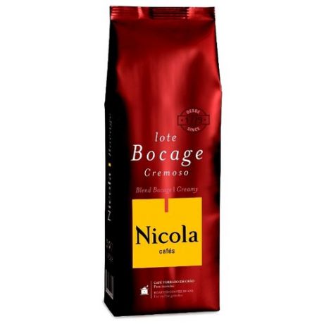 Кофе в зернах Nicola Bocage Cremoso, арабика/робуста, 250 г