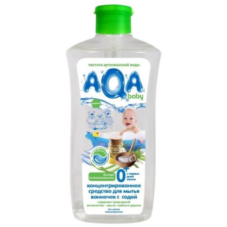 AQA baby гель для мытья ванночек с содой 0.5 л