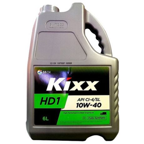 Моторное масло Kixx HD1 10W-40 6 л