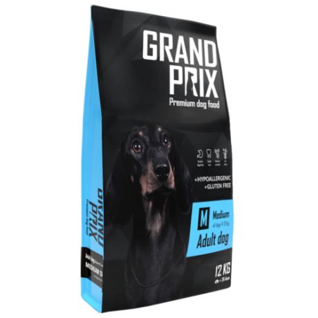 Корм для собак GRAND PRIX (12 кг) Medium Adult dog птица злаки