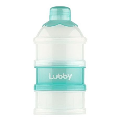 Контейнер Lubby для хранения детского питания 3 секции (20362) голубой