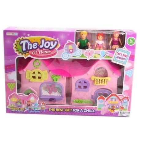 Jun feng long кукольный домик "The Joy Of Home" 8156-3/DT, розовый