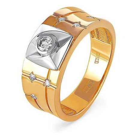 KABAROVSKY Кольцо с 7 бриллиантами из жёлтого золота 1-2292-1000, размер 19