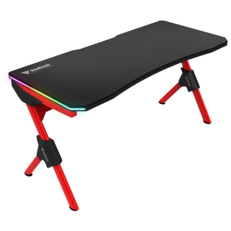 Игровой стол GAMDIAS Dedalus M1, 150х66 см, цвет: черный/красный