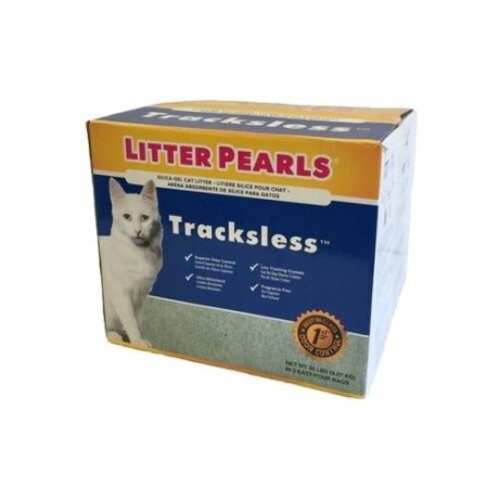 Впитывающий наполнитель Litter Pearls силикагелевый Tracksless 3кг, 3шт