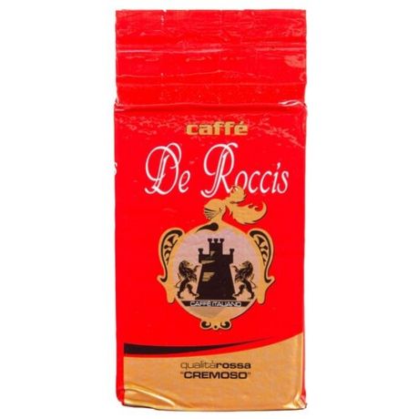 Кофе молотый De Roccis Rossa Cremoso, 250 г
