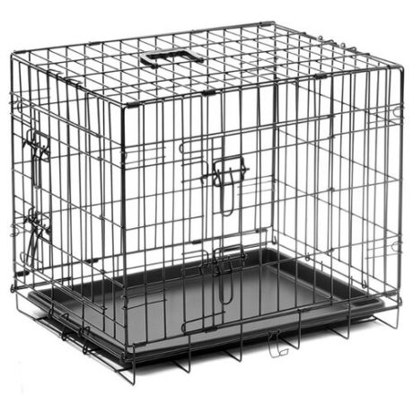 Клетка для собак V.I.Pet 06004 90х58х65 см черный