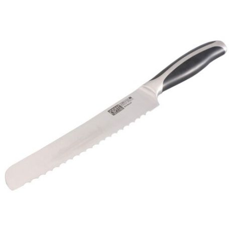 GIPFEL Нож для хлеба Corona 6927 20 см черный/серебристый