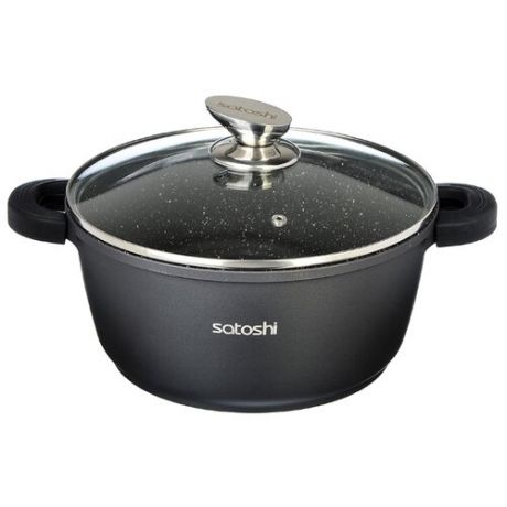 Кастрюля Satoshi Kitchenware Лион 4,2 л, черный