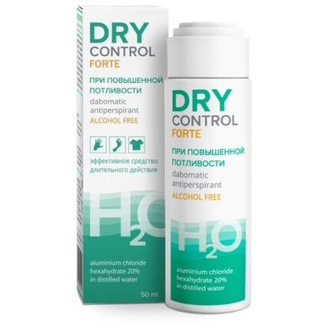 DryControl антиперспирант, дабоматик, Forte H2O, 50 мл