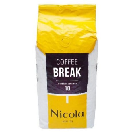 Кофе в зернах Nicola Coffee Break, арабика/робуста, 1 кг