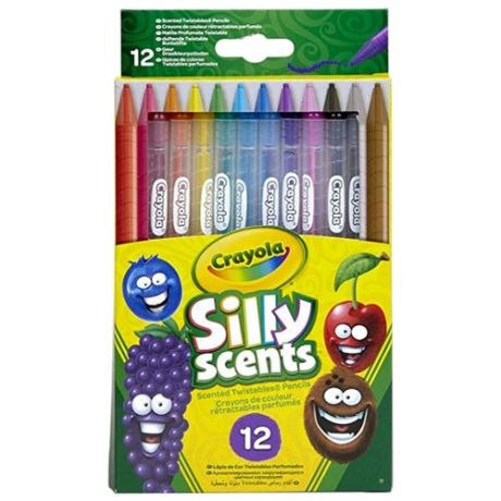 Crayola цветные карандаши выкручивающиеся 12 цветов (68-7404)