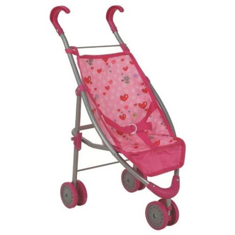 Прогулочная коляска Buggy Boom Mixy 8022 светло-розовый/сердечки