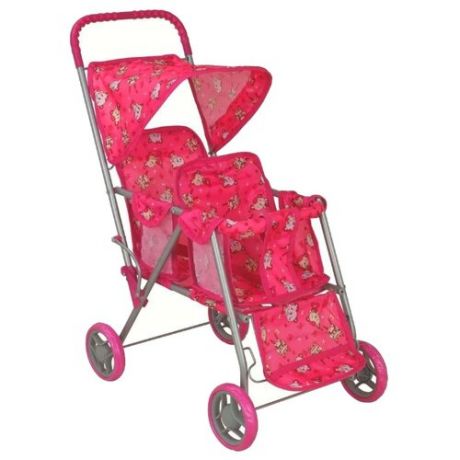 Прогулочная коляска Buggy Boom Mixy (8025) розовый/мишки