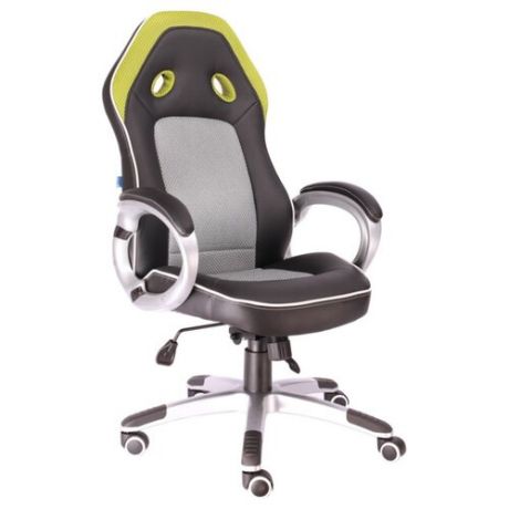 Компьютерное кресло Everprof Drive игровое, обивка: текстиль/искусственная кожа, цвет: зеленый