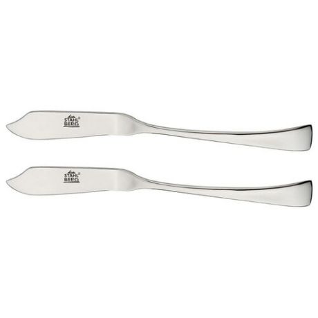 Stahlberg Набор ножей для масла 5725-S 2 предмета серебристый