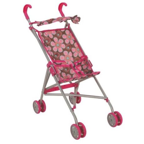 Прогулочная коляска Buggy Boom Mixy 8003 розовый/цветы на темном фоне
