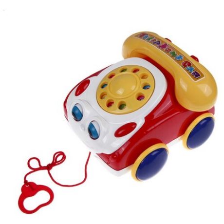 Каталка-игрушка Shantou Gepai Телефончик 100312987 желтый/красный