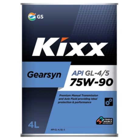 Трансмиссионное масло Kixx Gearsyn 75W-90 4 л