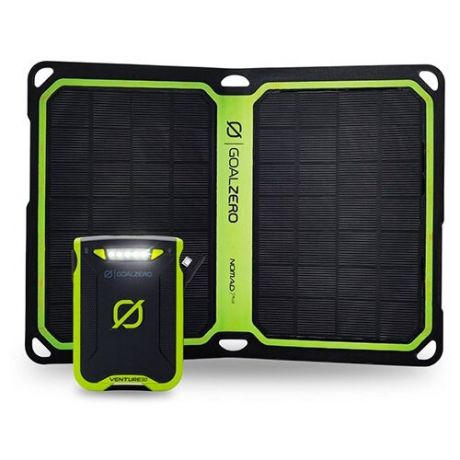 Аккумулятор Goal Zero Venture 30 + Nomad 7 Plus kit черный/зеленый