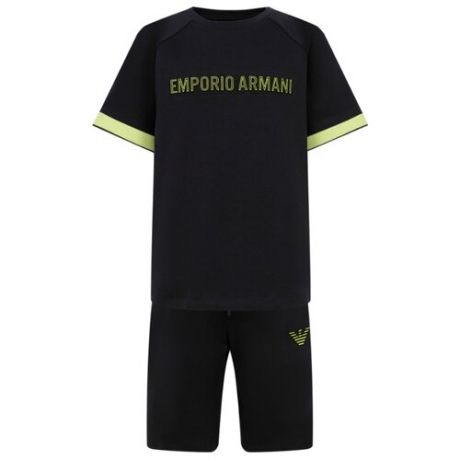 Комплект одежды EMPORIO ARMANI размер 104, темно-синий